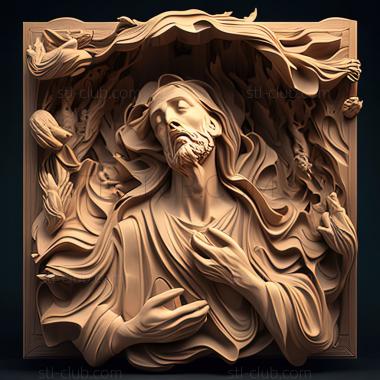 3D model st jesus (STL)